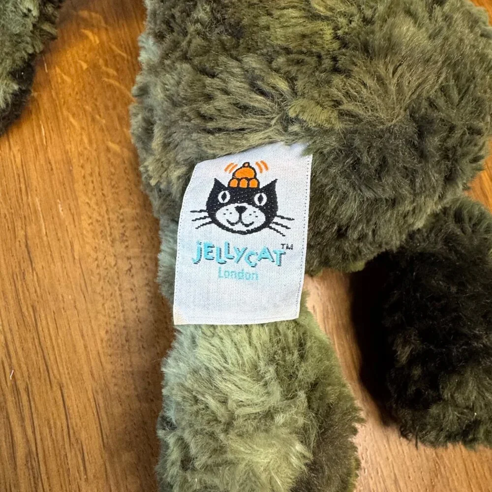 JELLYCAT London Woodland Babe Frog Toy 12" Soft Stuffed Plush Retired Rare HTF - Picture 5 of 9